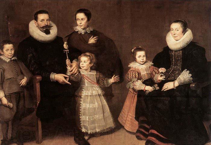 VOS, Cornelis de Family Portrait Norge oil painting art